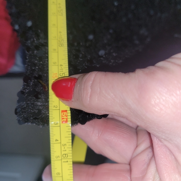 Women's plus size 3X black sequin one shoulder dual strap full lined maxi dress - Picture 7 of 10